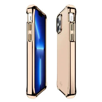 Itskins Hybrid Glass iPhone 13 Pro Cover - Gold - Tashqila Itskins Hybrid Glass iPhone 13 Pro Cover - Gold - Tashqila